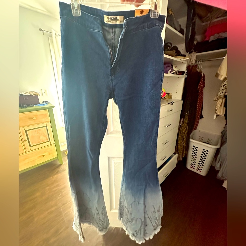 Rock & Roll Denim Bell Bottoms